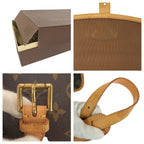 Louis Vuitton Monogram Sologne Brown Leather Shoulder Bag — view 5