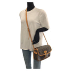 Louis Vuitton Monogram Sologne Brown Leather Shoulder Bag — view 7