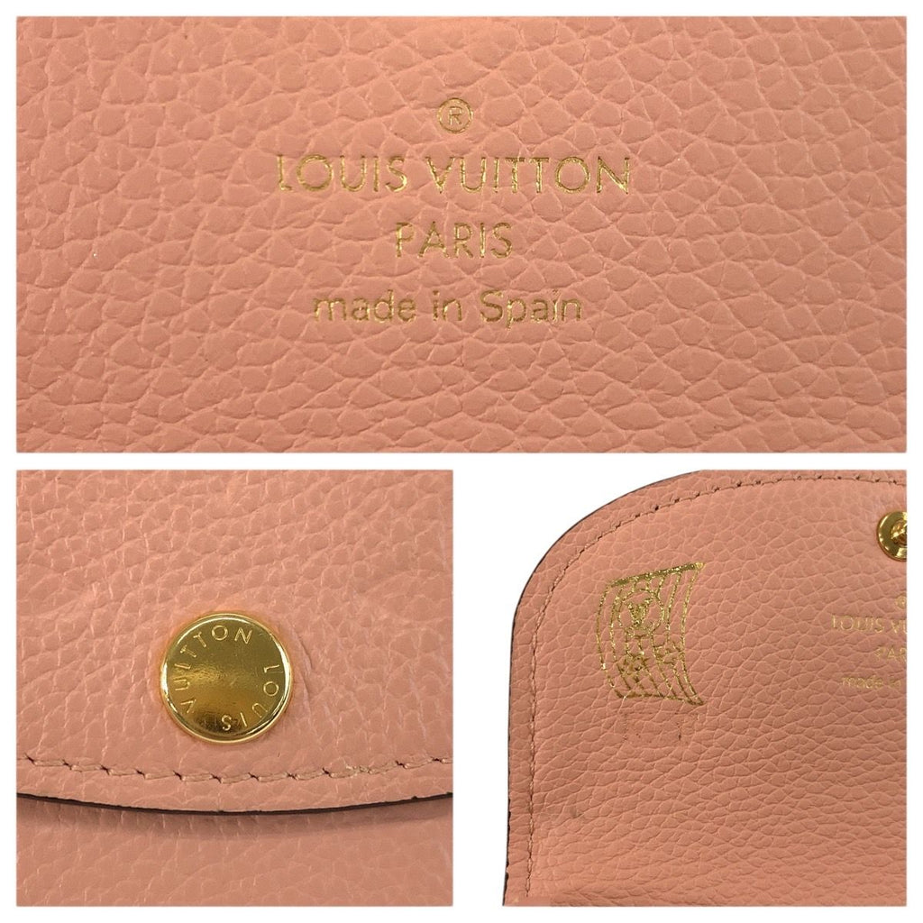 Louis Vuitton Empreinte Porte-Monnaie Rosalie Rose Poodle Compact Wallet — view 3