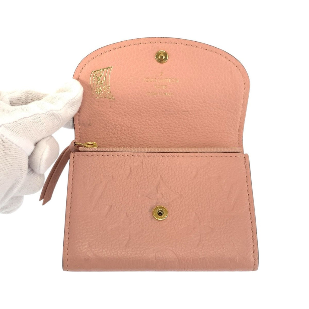 Louis Vuitton Empreinte Porte-Monnaie Rosalie Rose Poodle Compact Wallet — view 4