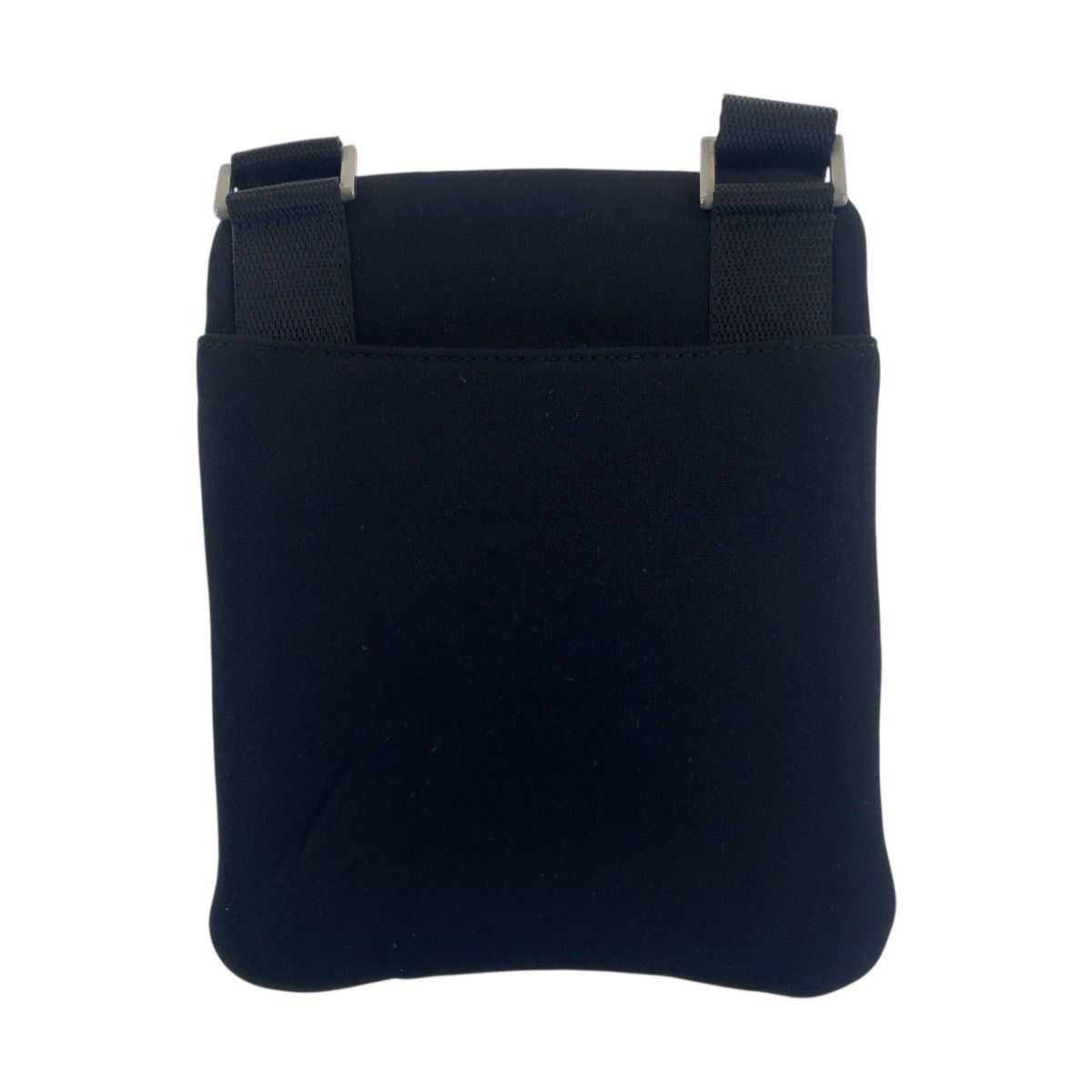 Prada Sports Black Gray Silver Nylon Shoulder Bag Pochette — view 2