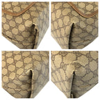 Gucci Vintage Sherry Line Beige GG Supreme Canvas Tote Shoulder Bag — view 3