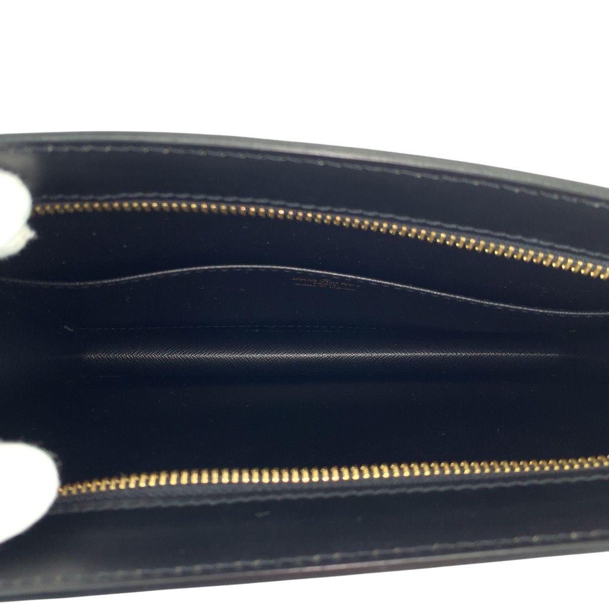 Louis Vuitton Epi Pochette Homme Second Black Gold Leather Clutch — view 8