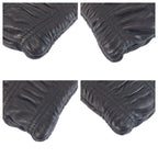 Prada Black Gold Leather 53 Clutch Pouch — view 3