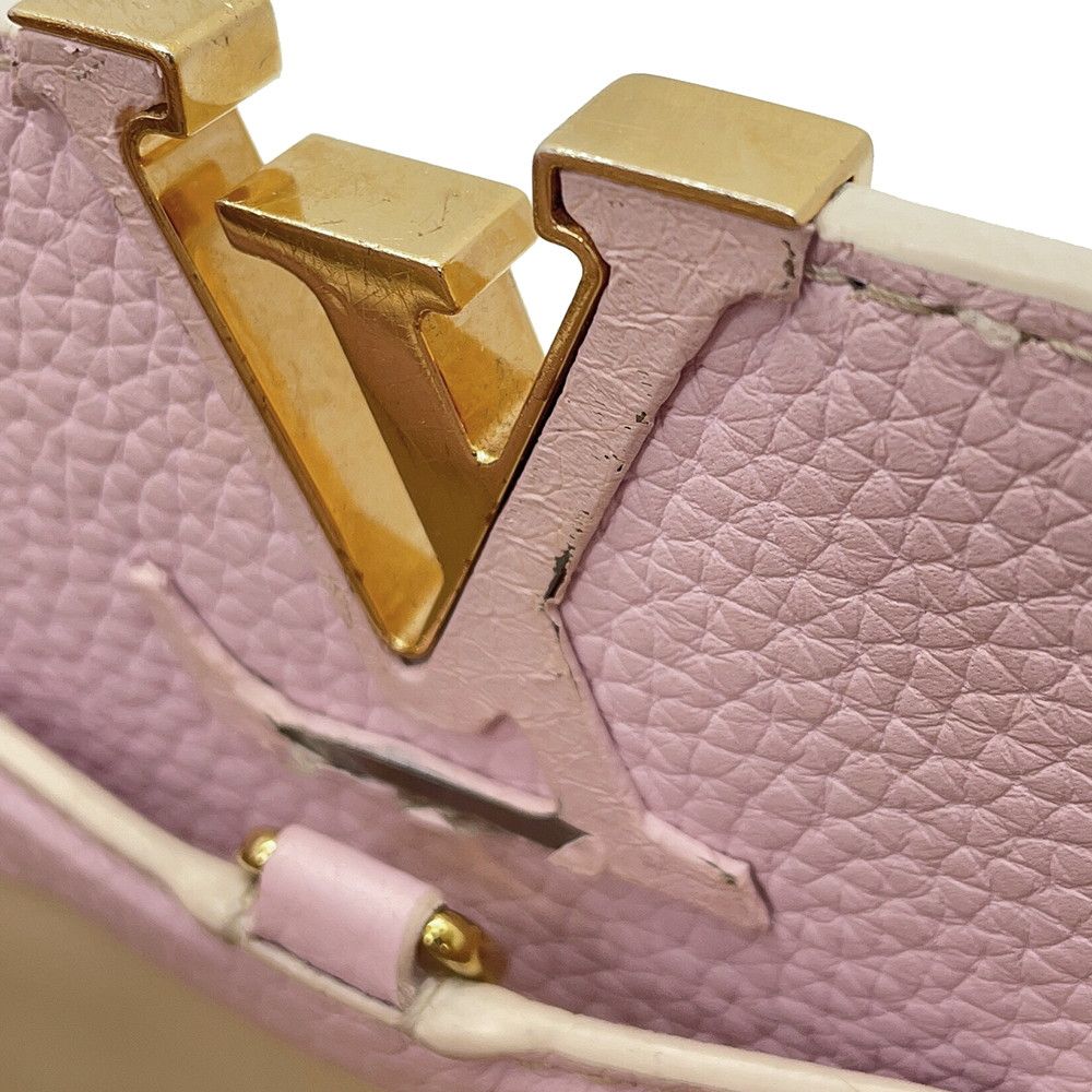 Louis Vuitton Handbag Taurillon Leather Capucines BB Bag 2-Way — view 9
