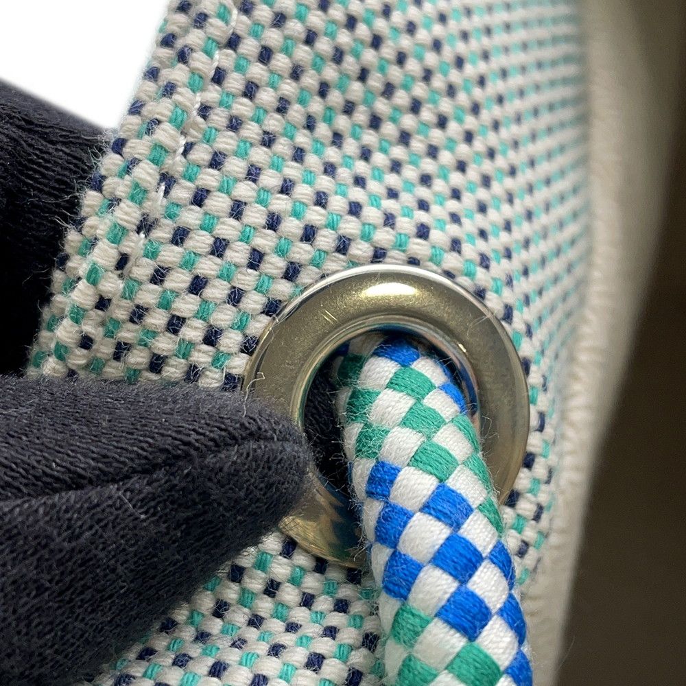 Hermes Backpack les Cabanes Embroidery Tricolor — view 7