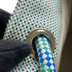 Hermes Backpack les Cabanes Embroidery Tricolor — view 7