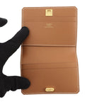 Hermes Card Case Medallion Gold Vo Madame — view 4