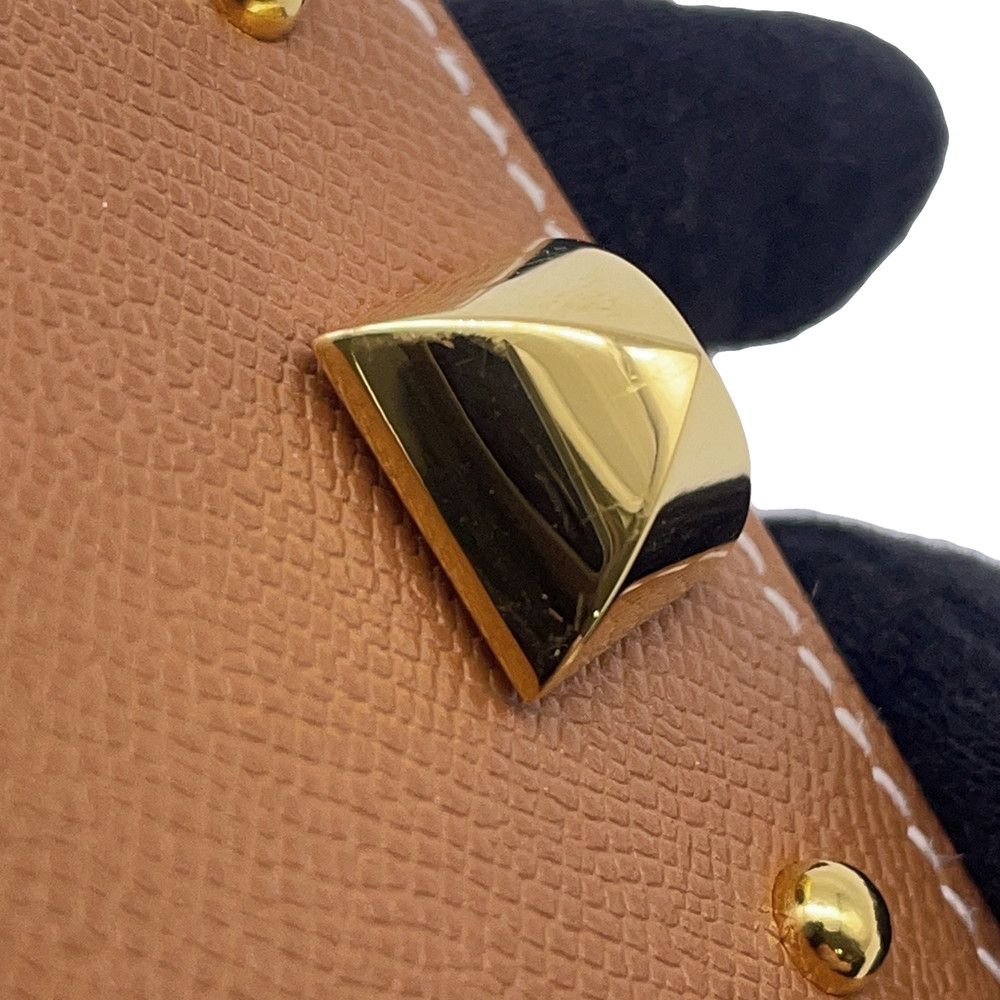 Hermes Card Case Medallion Gold Vo Madame — view 7