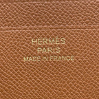 Hermes Card Case Medallion Gold Vo Madame — view 8