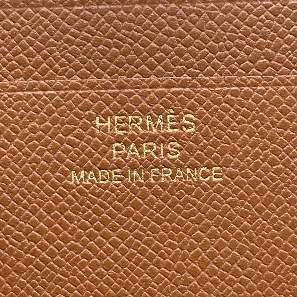 Hermes Card Case Medallion Gold Vo Madame — view 8