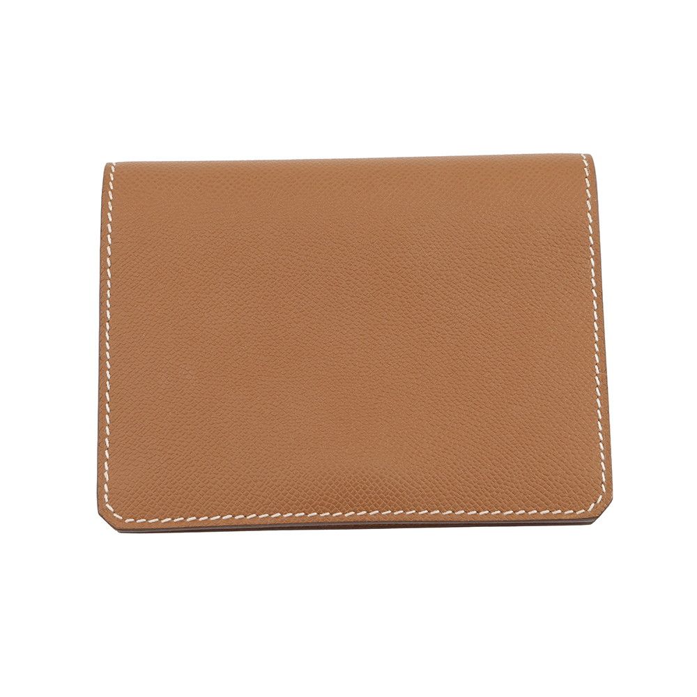 Hermes Card Case Medallion Gold Vo Madame — view 3