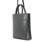 Celine Tote Small Vertical Cabas Logo All Over Pattern 2-Way Black — view 2