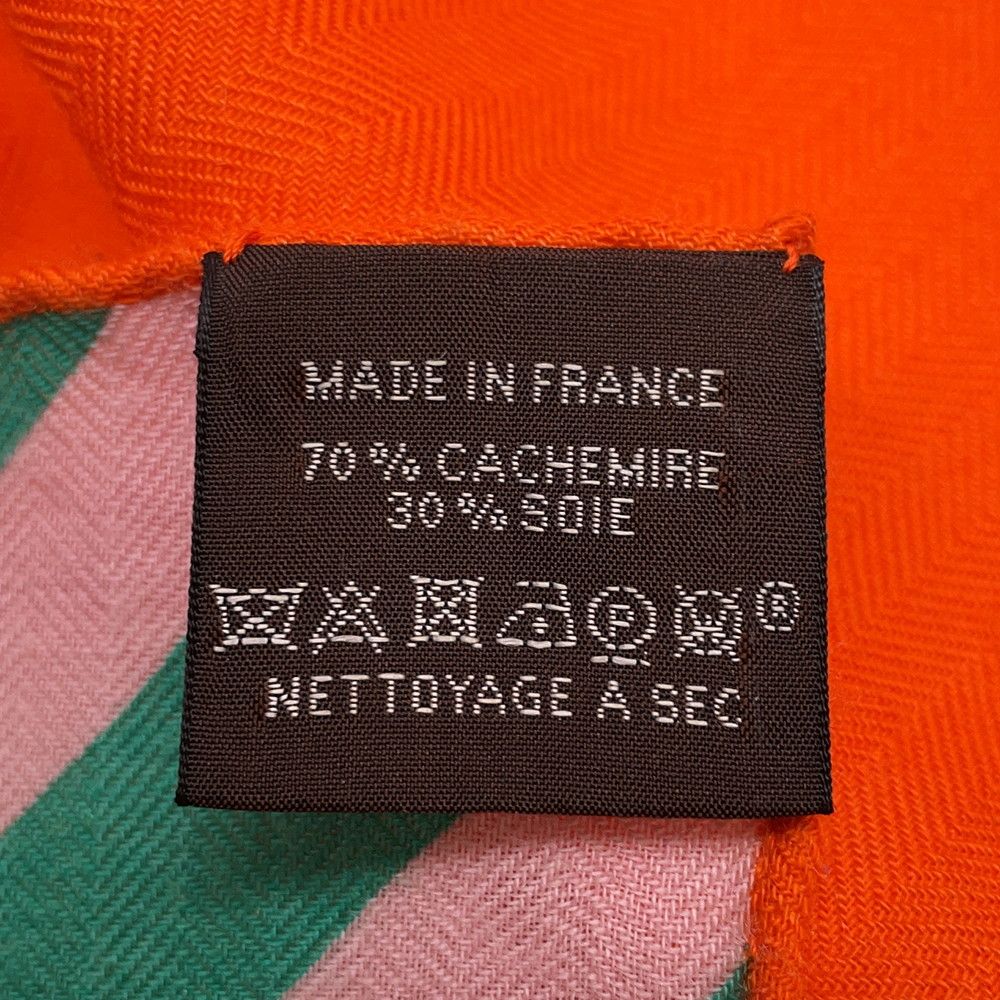 Hermes Shawl Carre 140 Jean Cashmere Silk Scarf — view 6