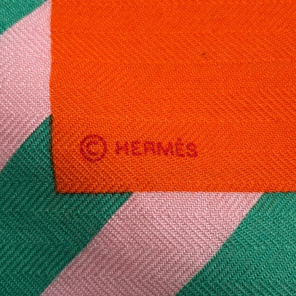 Hermes Shawl Carre 140 Jean Cashmere Silk Scarf — view 5