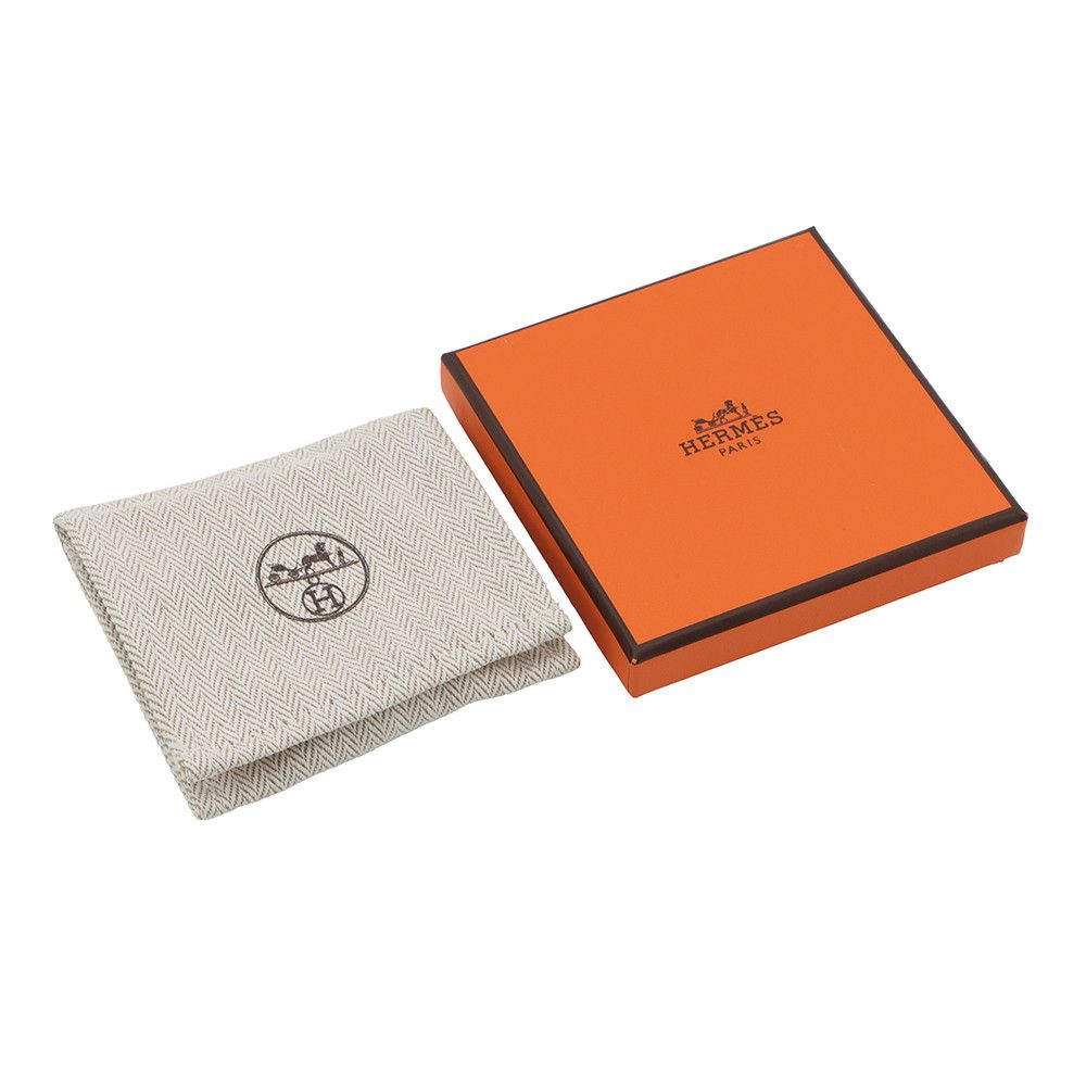 Hermes Bracelet Mini Rival Black Pink Gold Swift T3 — view 9