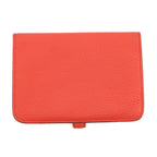 Hermes Bifold Wallet Dogon Compact Capucines Silver Togo — view 3