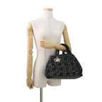 Dior Handbag Cannage Toujour Tweed Black — view 4