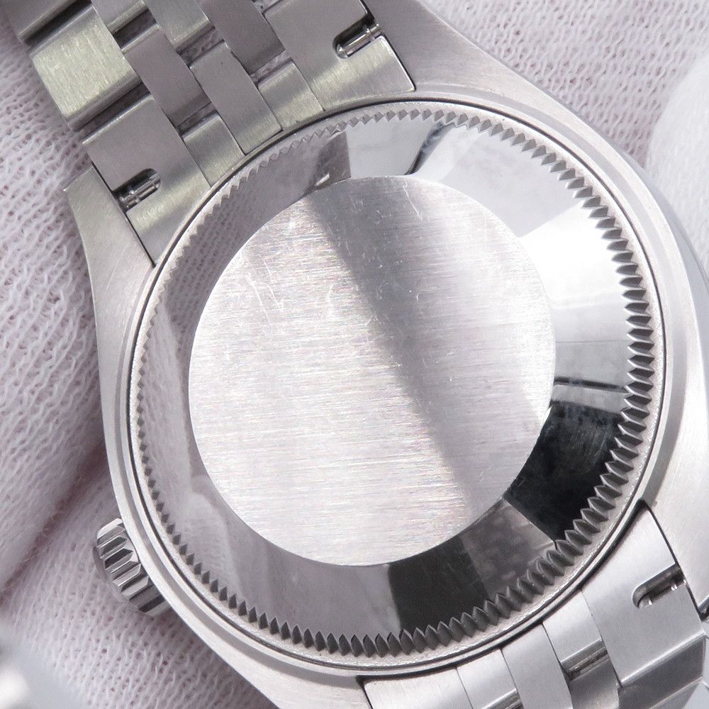 Rolex Datejust 31 SS 18k White Gold Roulette Watch Bright Blue Dial — view 9