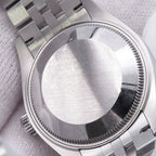 Rolex Datejust 31 SS 18k White Gold Roulette Watch Bright Blue Dial — view 9