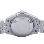 Rolex Datejust 31 SS 18k White Gold Roulette Watch Bright Blue Dial — view 3