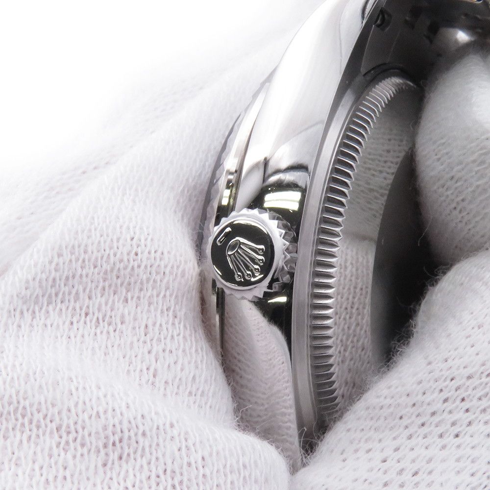 Rolex Datejust 31 SS 18k White Gold Roulette Watch Bright Blue Dial — view 8