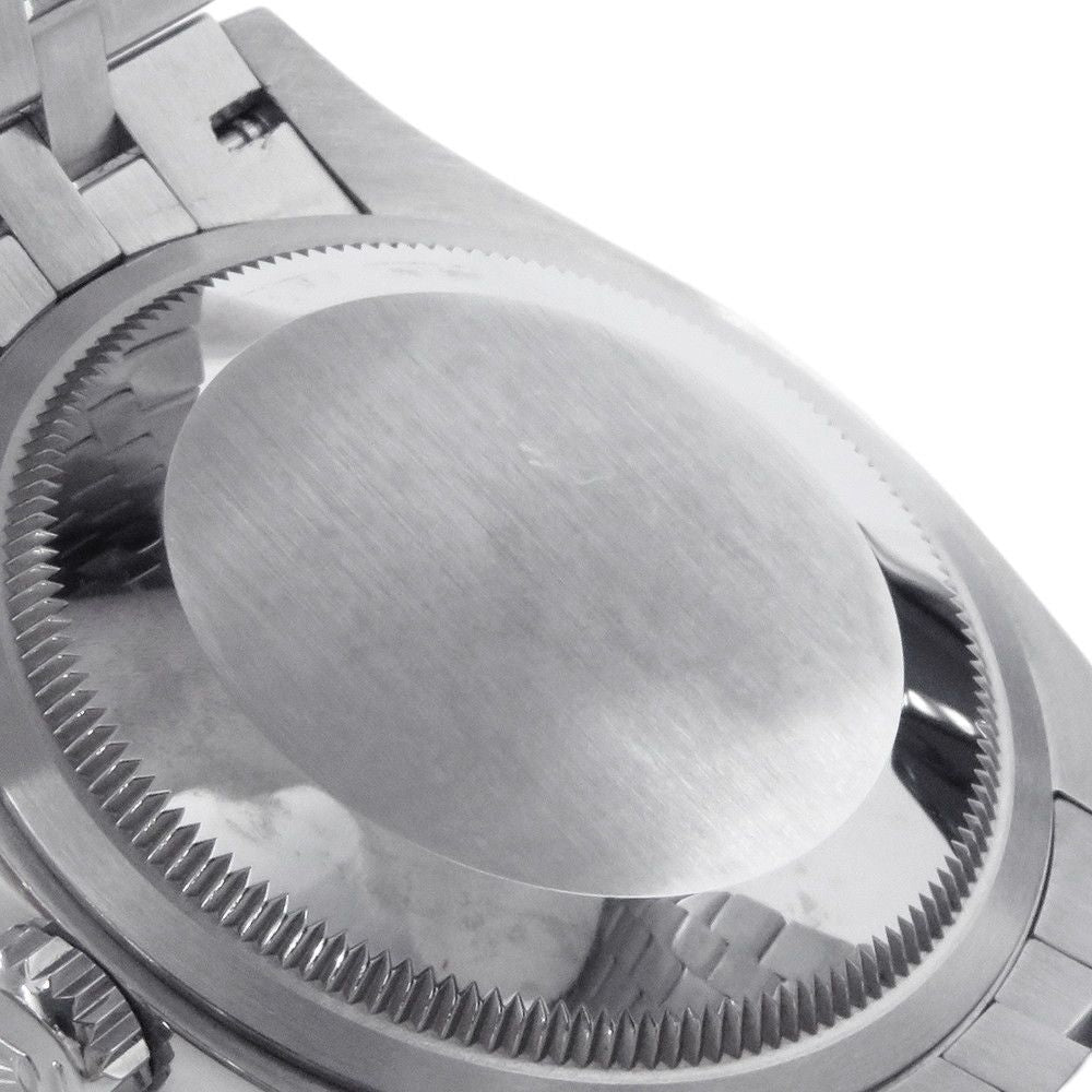 Rolex Datejust 36 SS 18k White Gold Watch Silver Dial VI IX Diamond — view 8