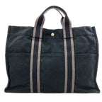 Hermes Sac Fourre Tout MM Silver Handbag Canvas — view 2