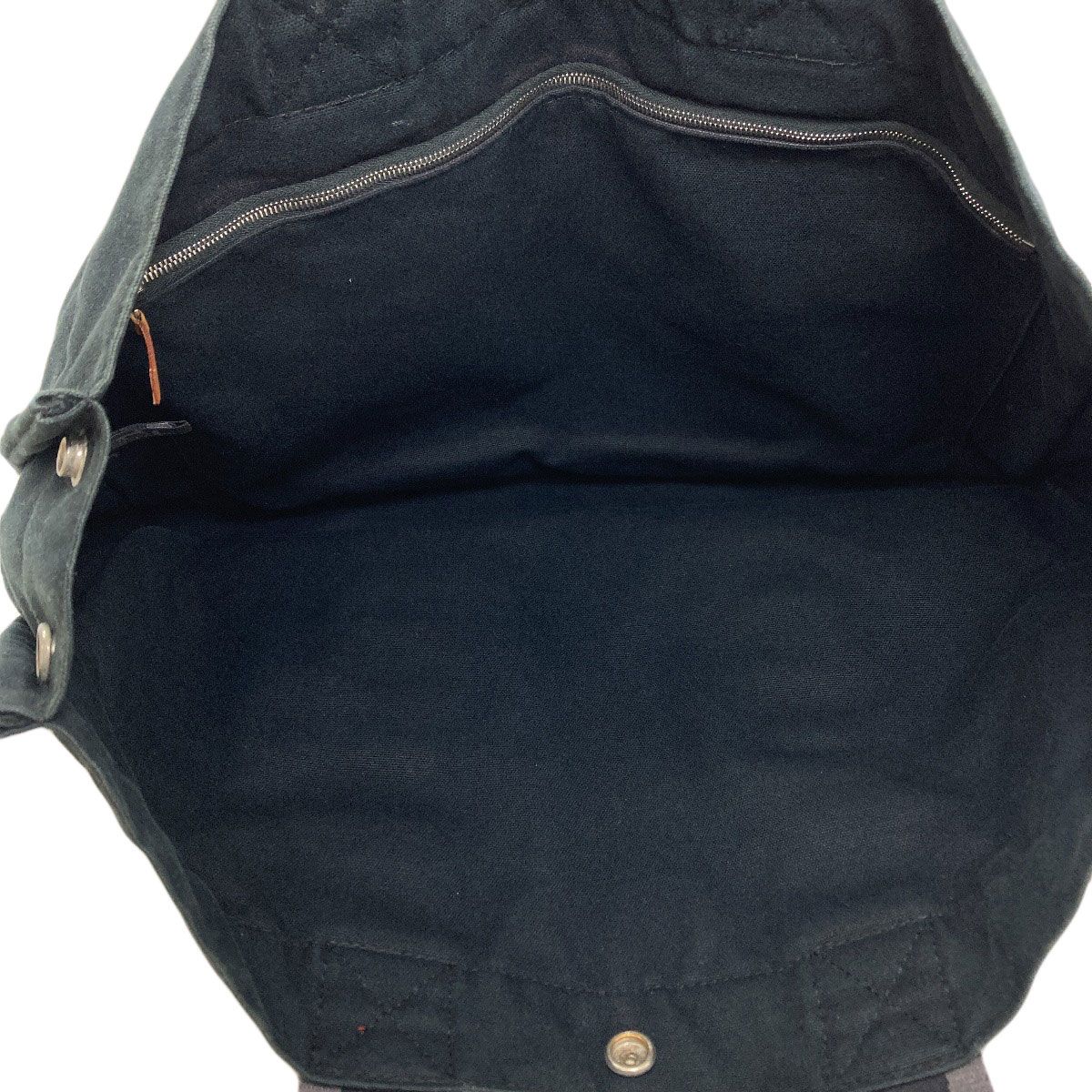 Hermes Sac Fourre Tout MM Silver Handbag Canvas — view 5