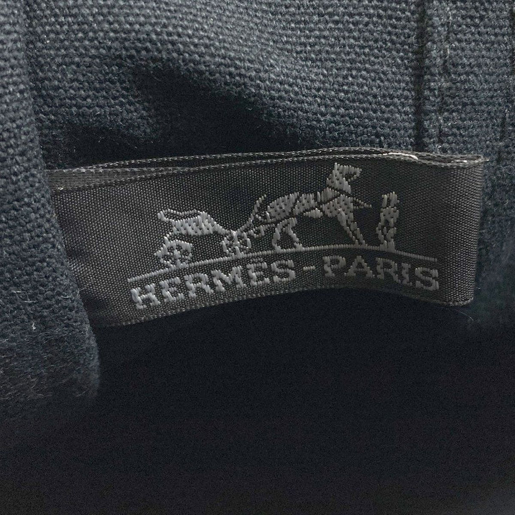 Hermes Sac Fourre Tout MM Silver Handbag Canvas — view 6