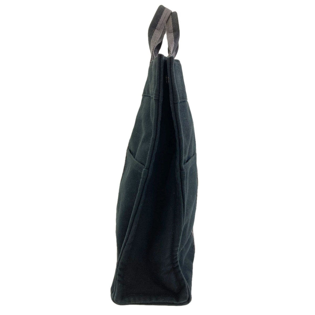 Hermes Sac Fourre Tout MM Silver Handbag Canvas — view 3
