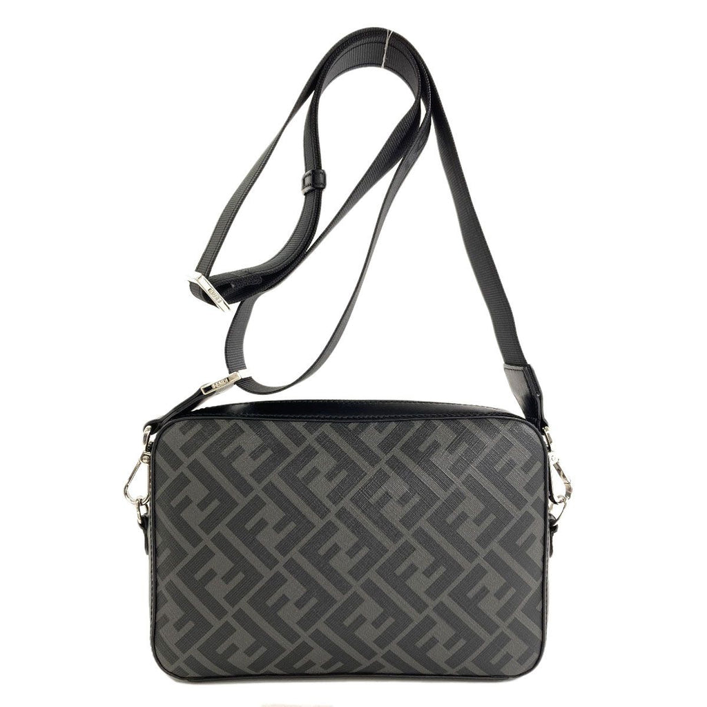 Fendi Diagonal Camera Case Shoulder Bag Leather — view 2