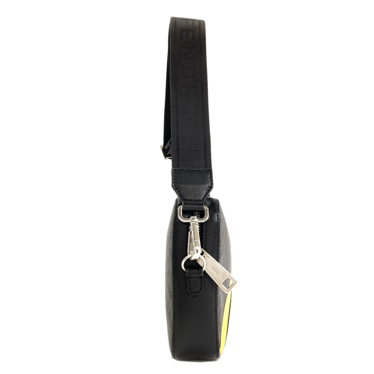 Fendi Diagonal Camera Case Shoulder Bag Leather — view 3