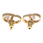 Dior CD Logo Pearl Earrings White Gold — view 2