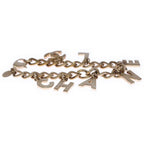 Chanel Logo Bracelet Gold Chain — view 3