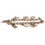 Chanel Logo Bracelet Gold Chain — view 4