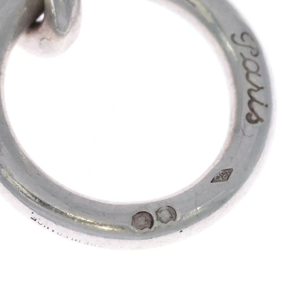 Hermes Vintage Chaine D'ancre MM Silver Necklace Cursive — view 5