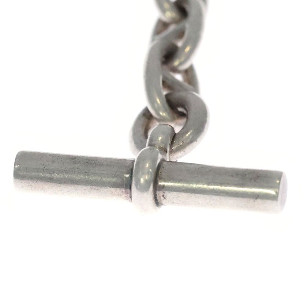 Hermes Vintage Chaine D'ancre MM Silver Necklace Cursive — view 6