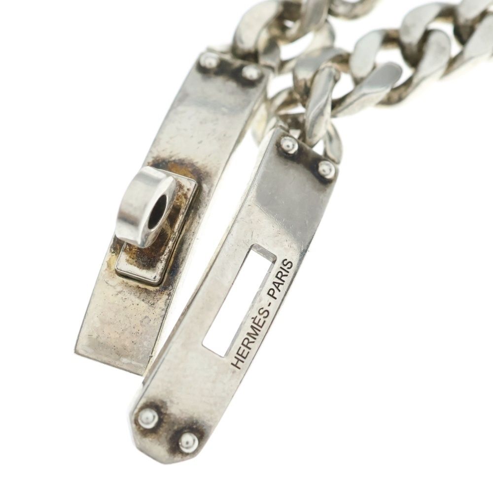 Hermes Kelly Gourmet TPM Bracelet Silver — view 6