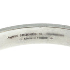 Hermes Collier de Chien Bangle Bracelet Silver — view 6