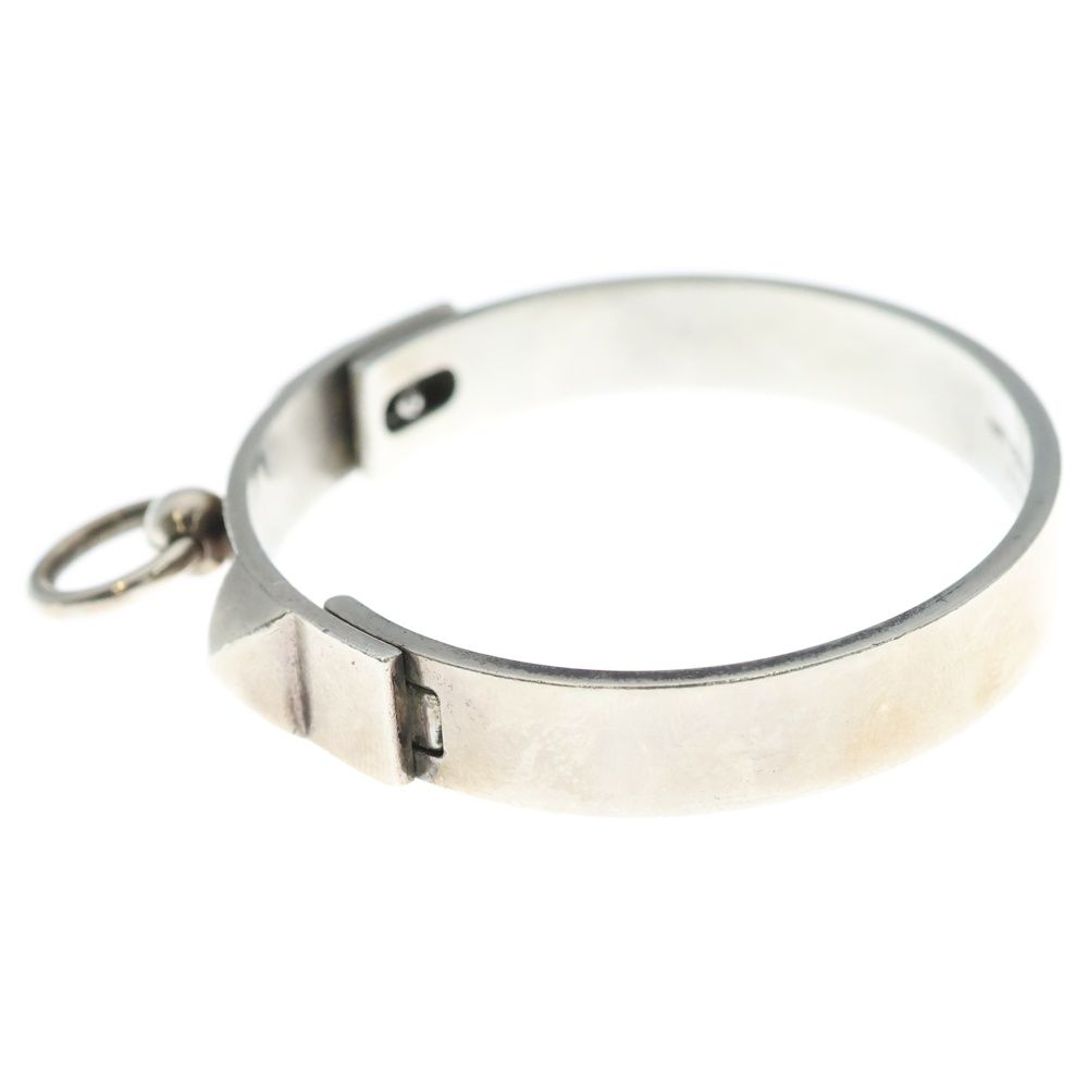 Hermes Collier de Chien Bangle Bracelet Silver — view 4