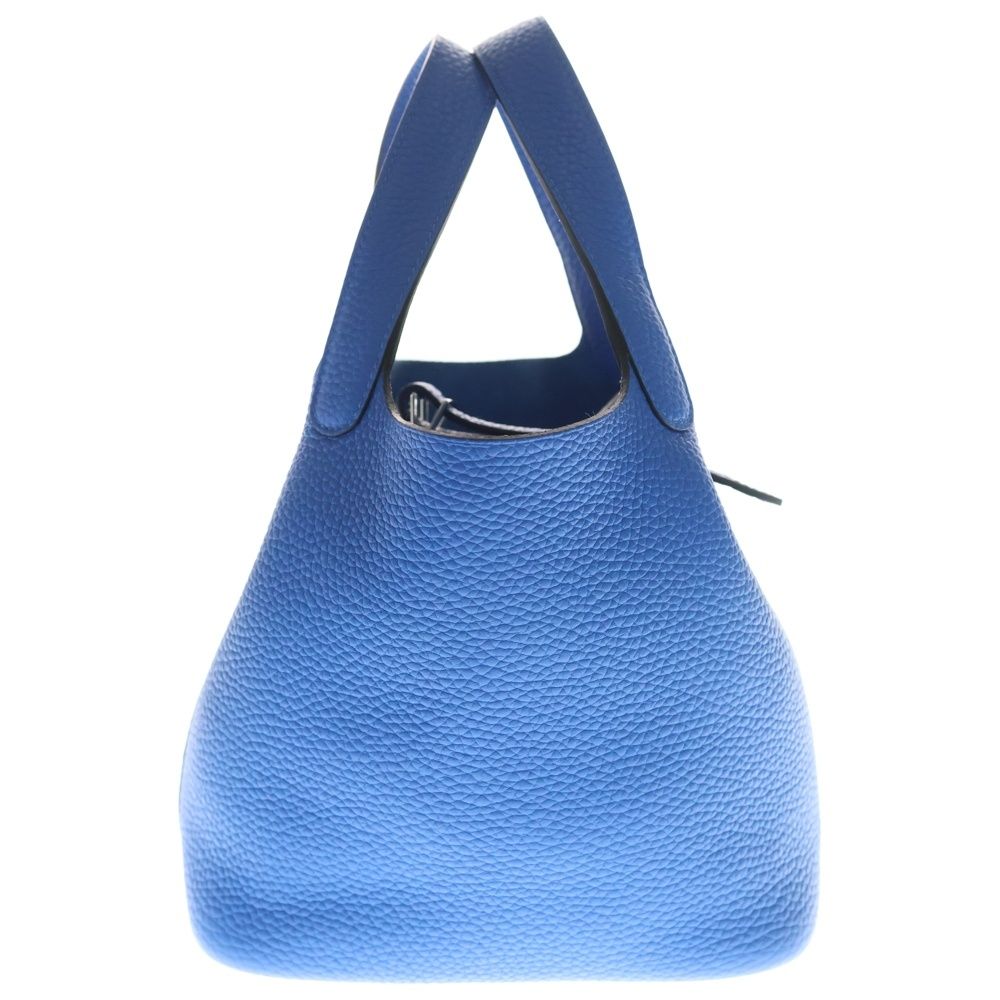 Hermes Picotin Lock PM Taurillon Frida Handbag Blue — view 3
