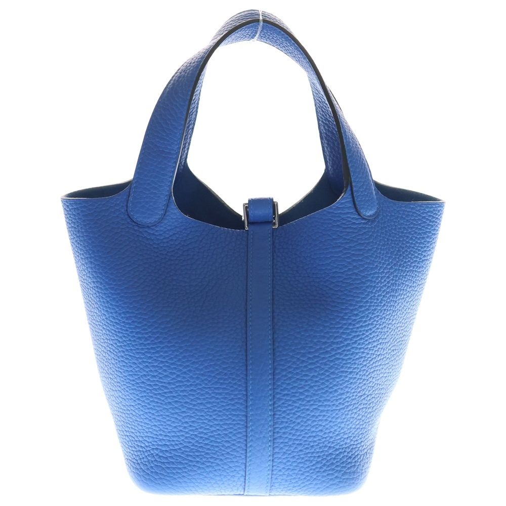 Hermes Picotin Lock PM Taurillon Frida Handbag Blue — view 2