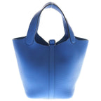 Hermes Picotin Lock PM Taurillon Frida Handbag Blue — view 2