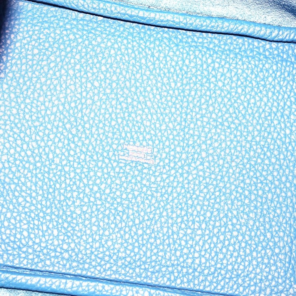 Hermes Picotin Lock PM Taurillon Frida Handbag Blue — view 4