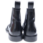 Loewe Terra Rubber Chelsea Booot Side Gore Leather Boots Black — view 3