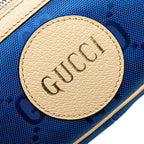 Gucci GG Nylon Off the Grid Belt Bag Blue Beige — view 4