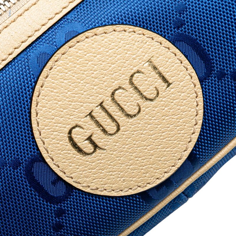 Gucci GG Nylon Off the Grid Belt Bag Blue Beige — view 4