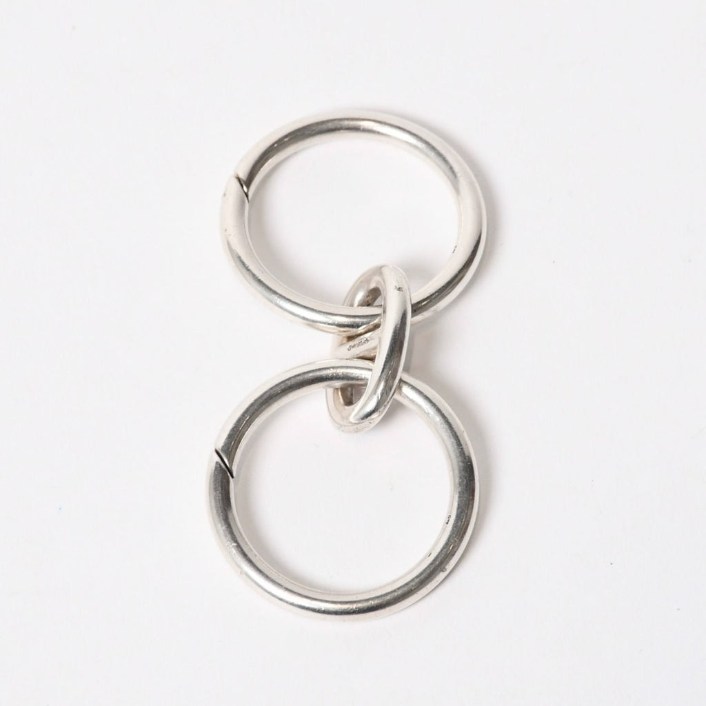 Hermes Chaine D'ancre Key Ring Key Chain Silver Key Holder