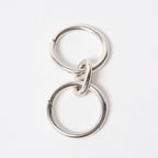 Hermes Chaine D'ancre Key Ring Key Chain Silver Key Holder